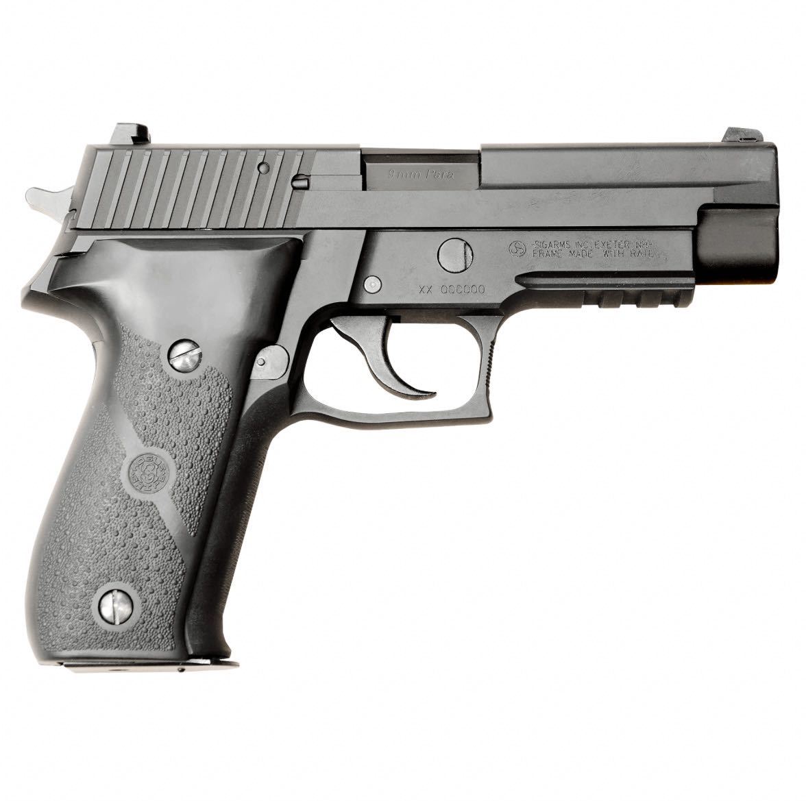 【ご奉仕品】実物 ホーグ製ラバーグリップ標準装備モデル KSC SIG P226R HW ヘヴィウェイト_画像3