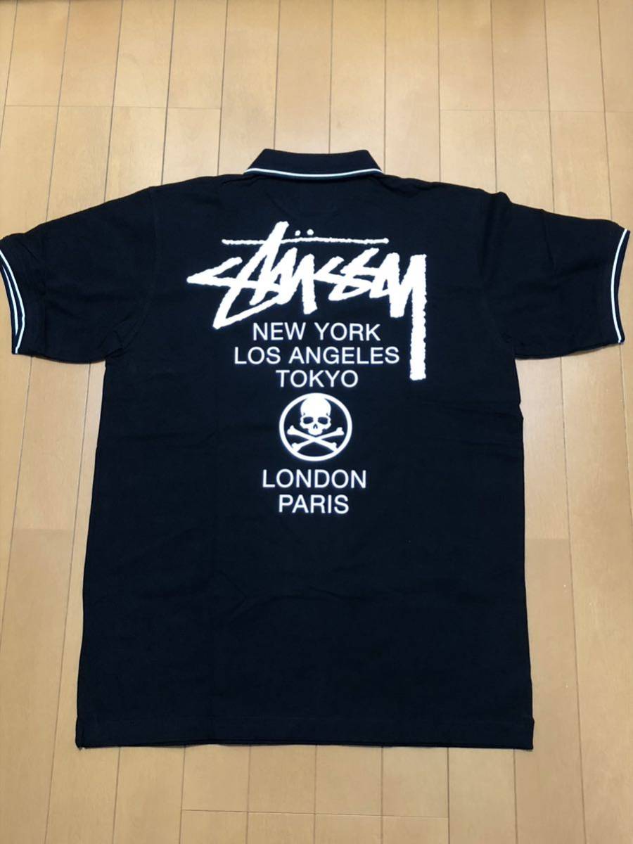 stussy x MASTERMINDJAPAN コラボ ポロシャツ XLサイズ 新品未使用品 タグ付き_画像3