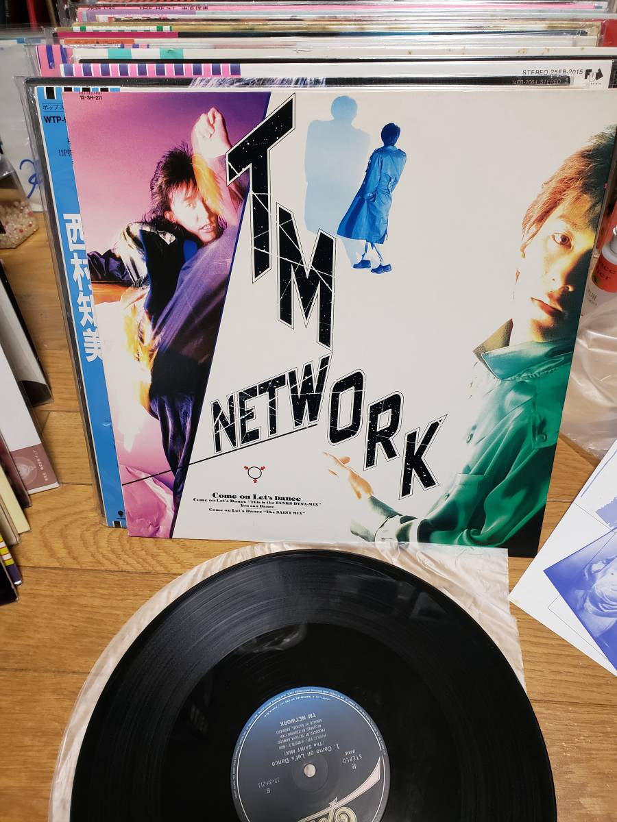 TM NETWORK LPアナログ盤　COME ON LET'S DANCE まとめ買いがお得に_画像1