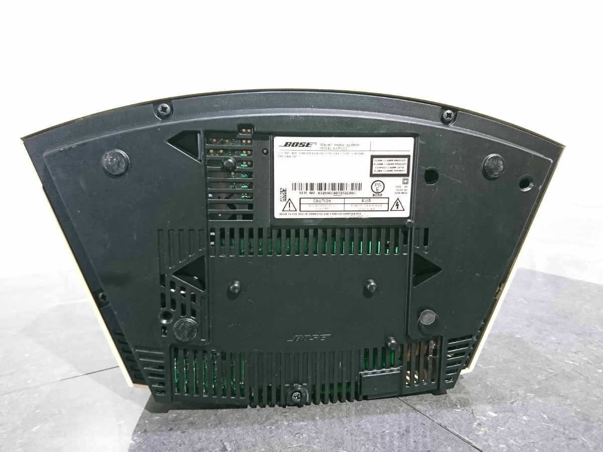 【ジャンク品】管1Q64 BOSE Wave Music System MODEL AWRCCC CDプレーヤー 通電OK 動作未確認 リモコン無し 電源コード無し_画像8