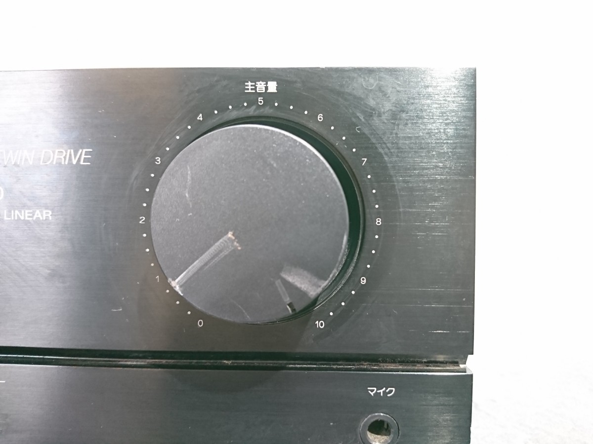 【ジャンク品】管1Q69 SONY INTEGRATED STEREO AMPLIFIER TA-AX440 プリメインアンプ 通電、動作未確認_画像3