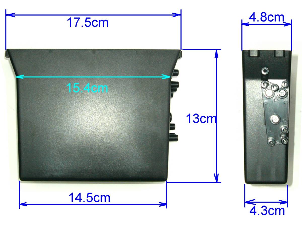 1DIN,オーディオ マウント,ステレオ フェイス,オーディオ変換,取付,CD ケース,空き スペース,小物入れ,ポケット,ボックス_画像2