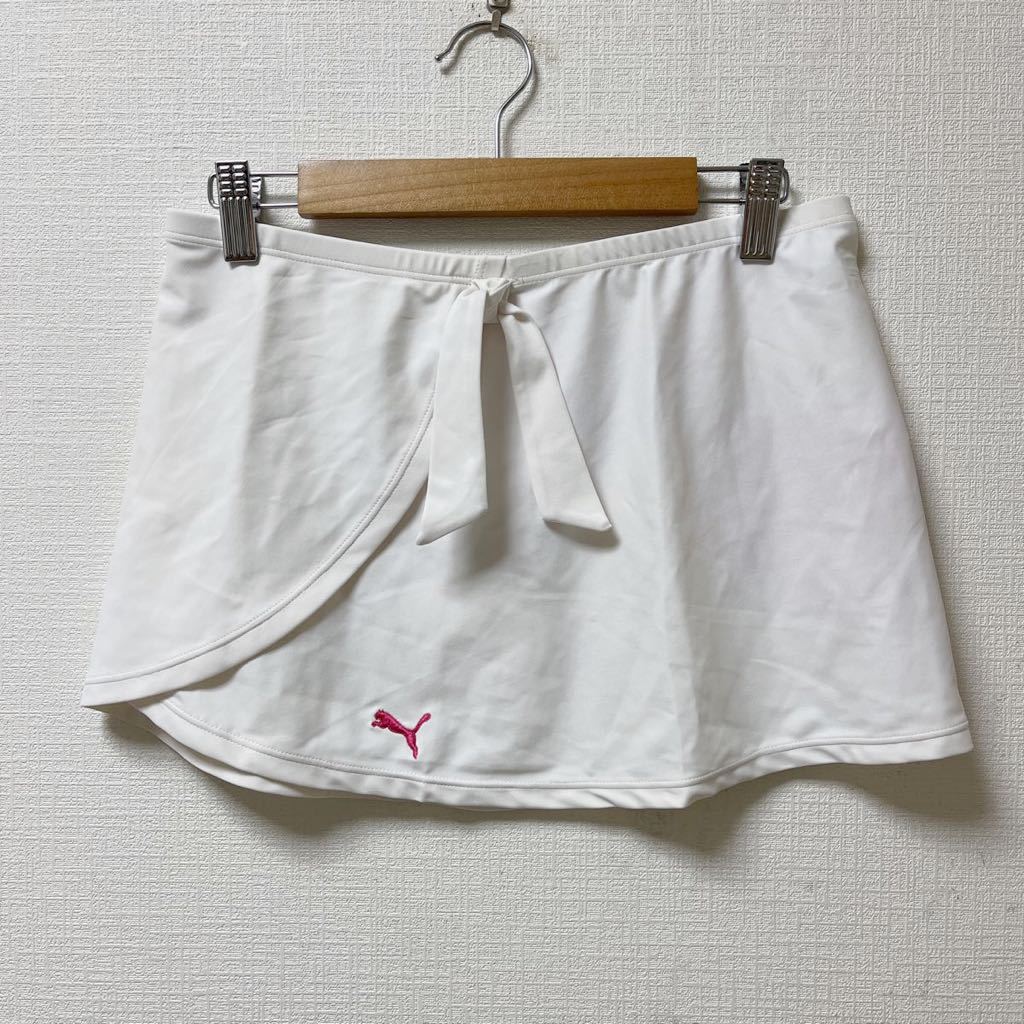 【新品】PUMA プーマ ラッシュ スカート Lサイズ ホワイトの画像1