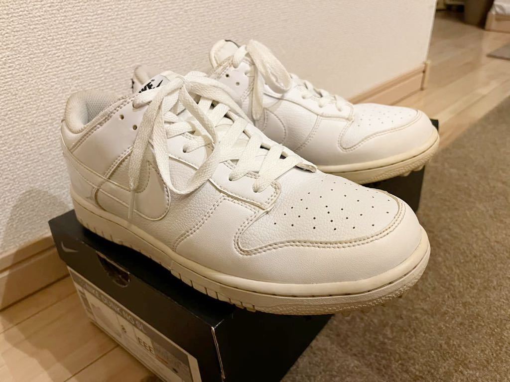 希少 NIKE DUNK NG SL US8 JP26cm ホワイト×エナメル ナイキ ダンク