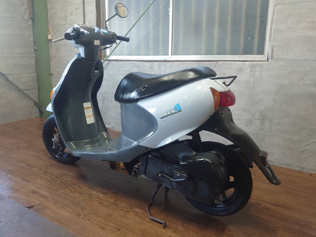 エンジン始動OK♪SUZUKI★スズキ☆レッツ4★インジェクションFI☆CA45A-128***★9215㎞☆人気車種★1円スタート売り切りです♪♪_画像3