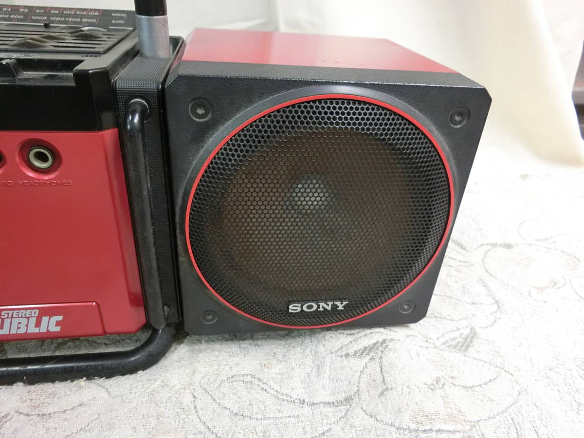 ☆①SONY STEREO CUBLIC ソニー ラジカセ CFS-700 ☆ジャンク品