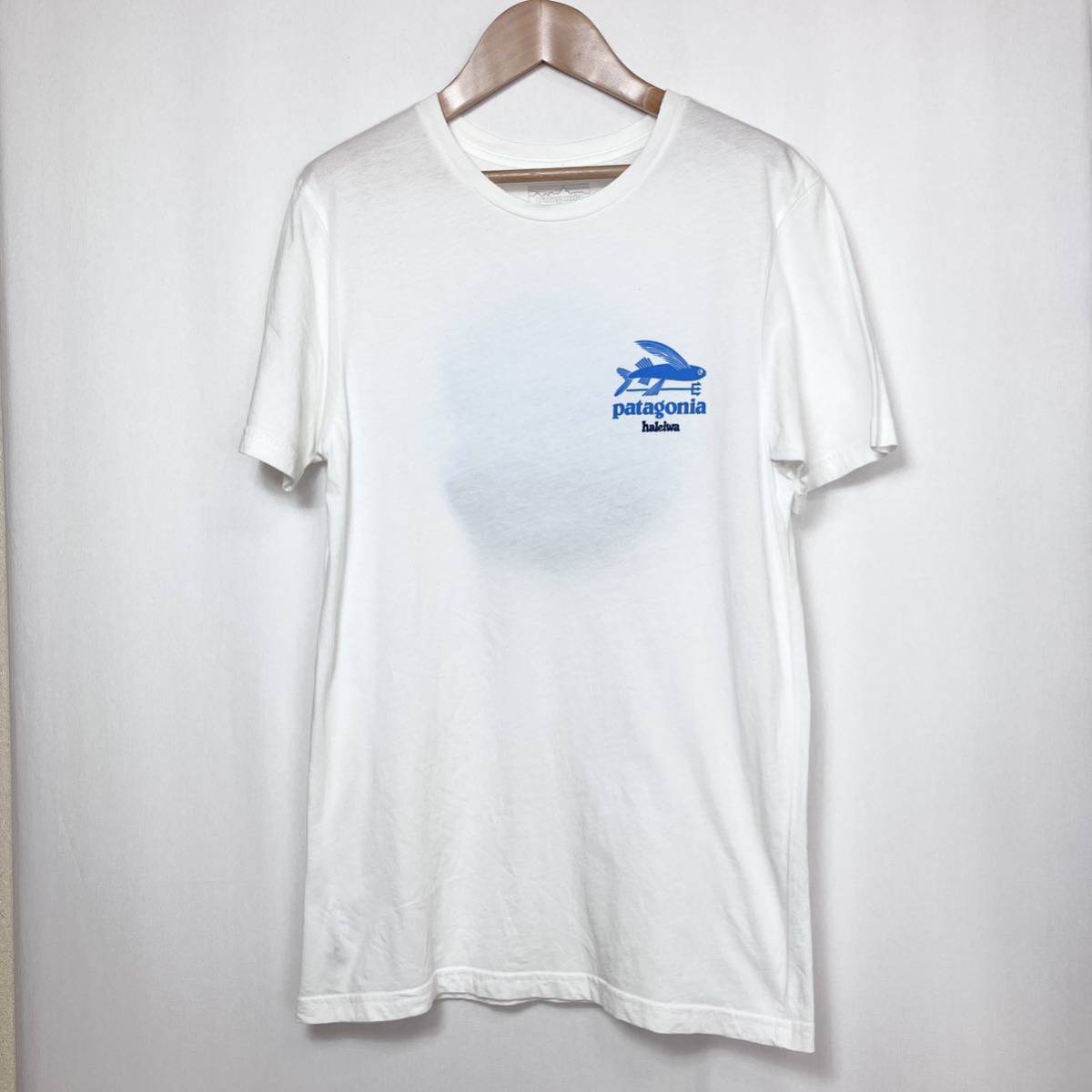 USA製】patagonia パタゴニア 半袖Tシャツ 白 XS haleiwa ハワイ