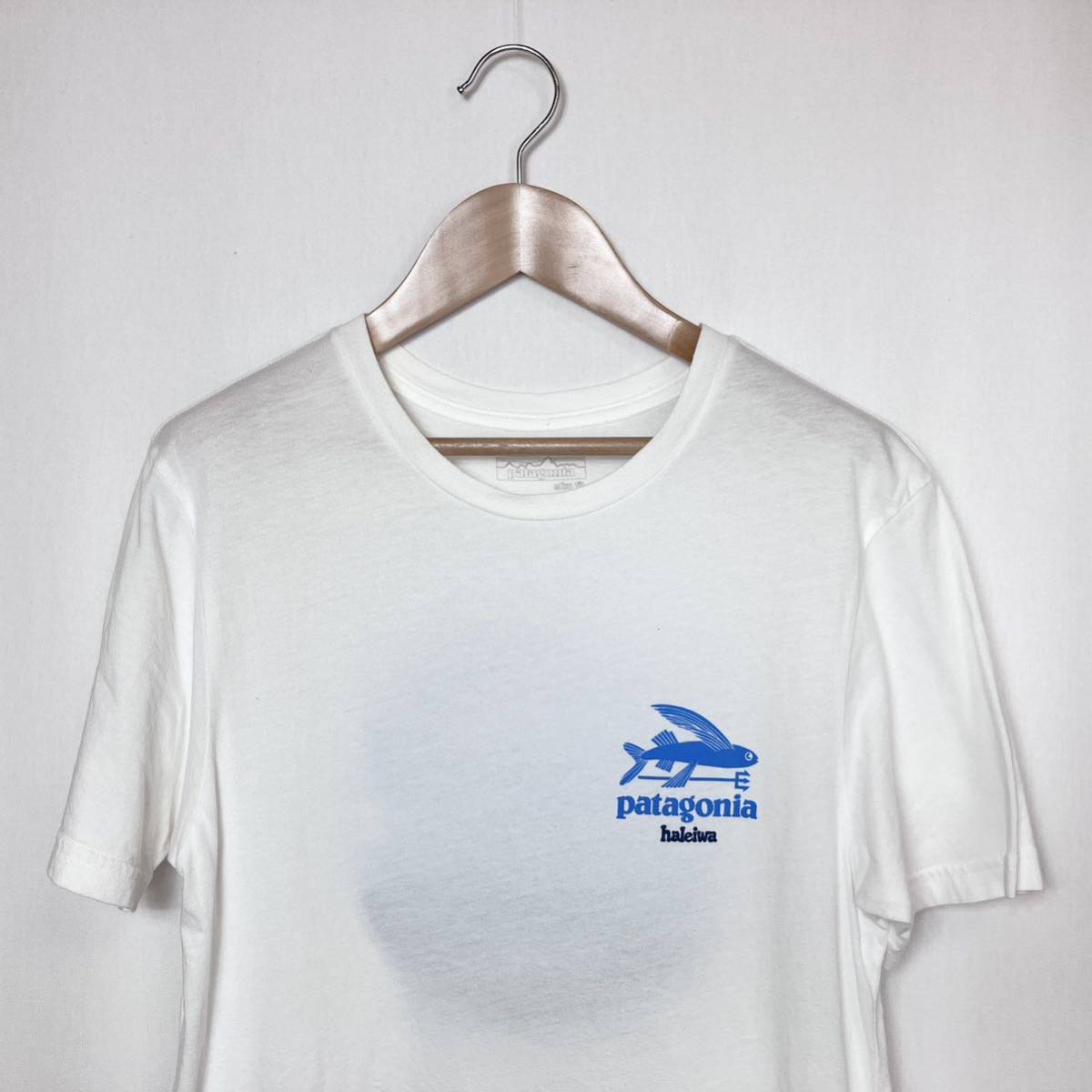 USA製】patagonia パタゴニア 半袖Tシャツ 白 XS haleiwa ハワイ