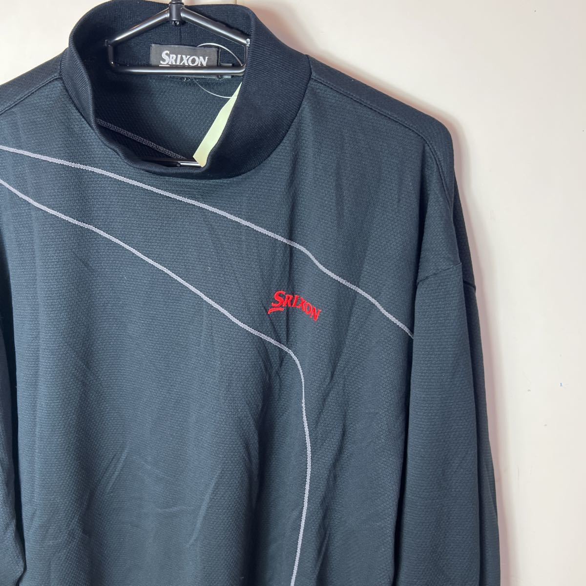 【SP-113】SRIXON スリクソン 長袖Tシャツ トップス メンズ スポーツウエア ゴルフウェア インナー ブラック Lサイズ_画像3