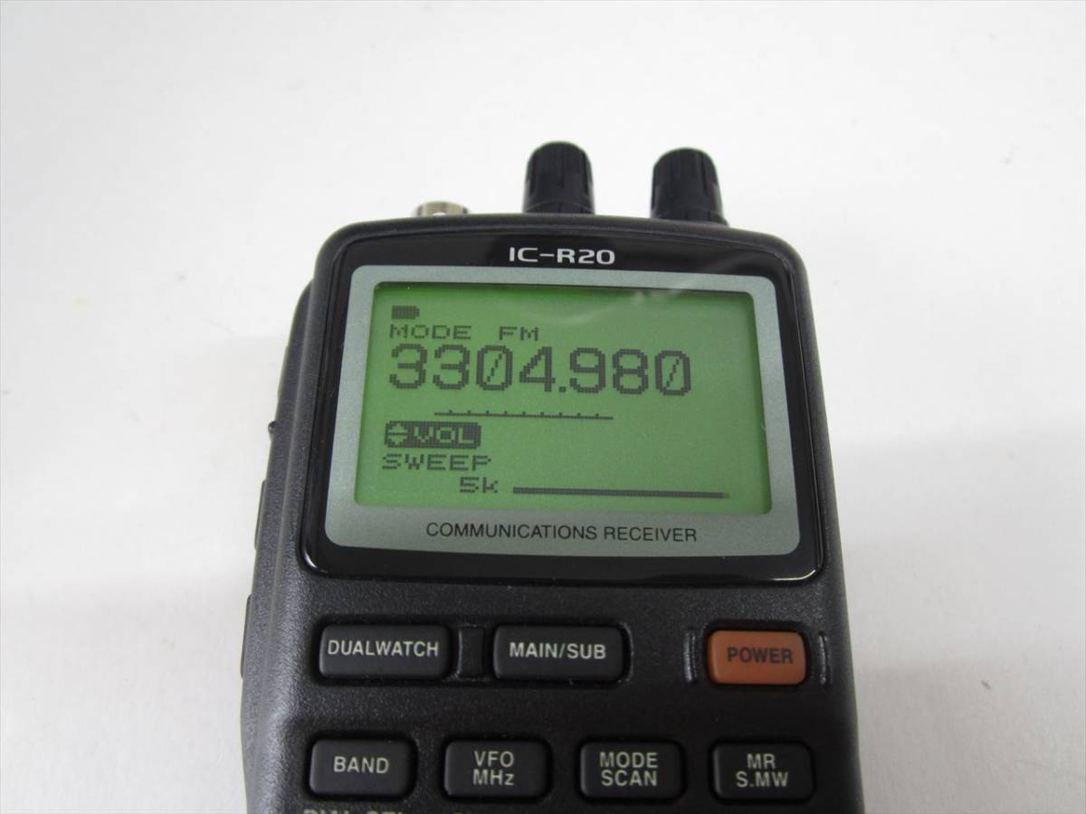 アイコム ICOM IC-R20 広帯域受信機 動作確認済み 美品(受信機)｜売買