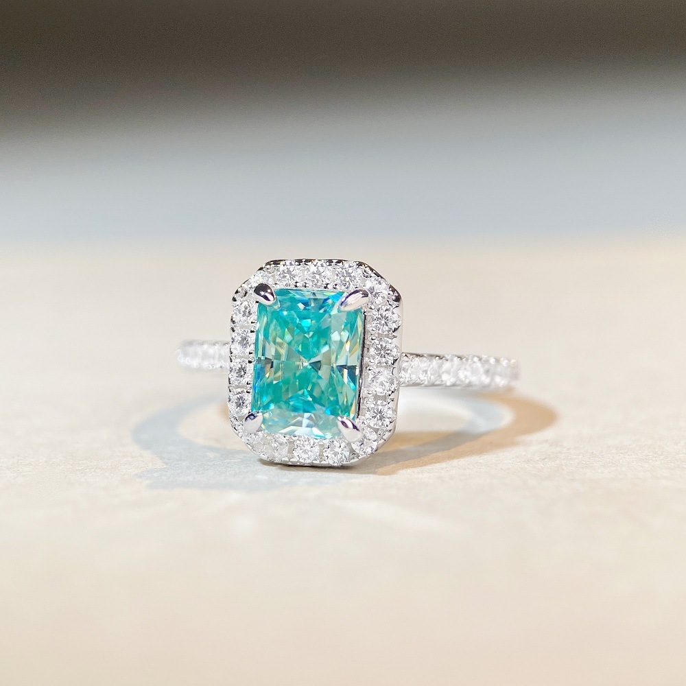 レディース リング 指輪 モアッサナイト 2.0ｃｔ シルバー925 鑑定書 保証書 人工ダイヤモンド モアサナイト プロポーズ用指輪 msz63