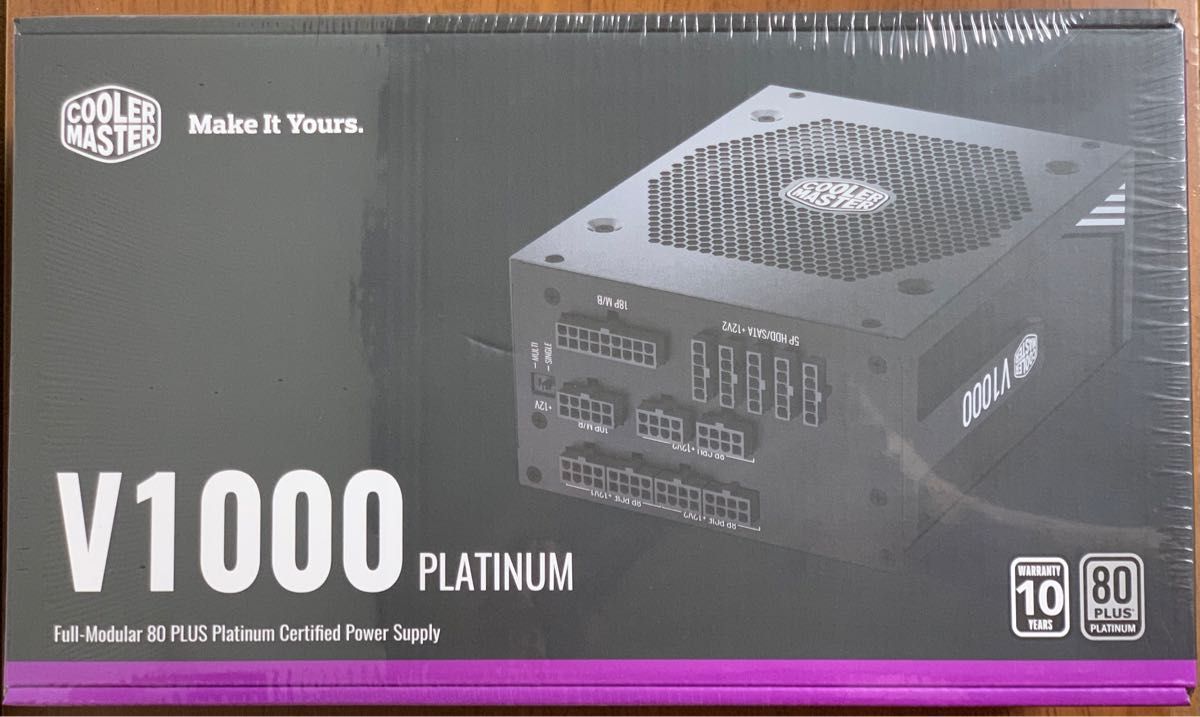 新品未開封】CoolerMaster V1000 Platinum 1000W ATX電源 電源ユニット
