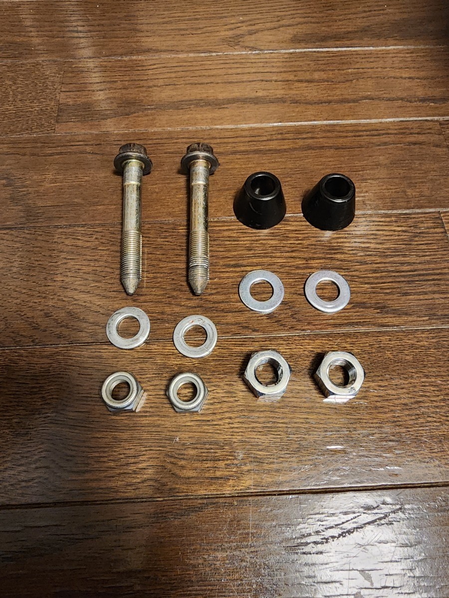 GT-R BCNR33 BNR34 アルミ リアナックル 取付部品一式 GTRリヤナックル