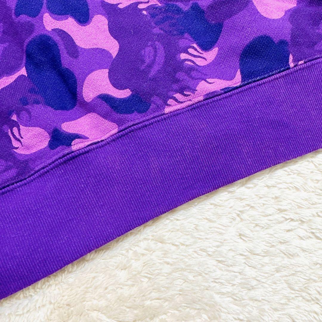 廃盤レア A BATHING APE シャークパーカー ファイヤーカモ S エイプ