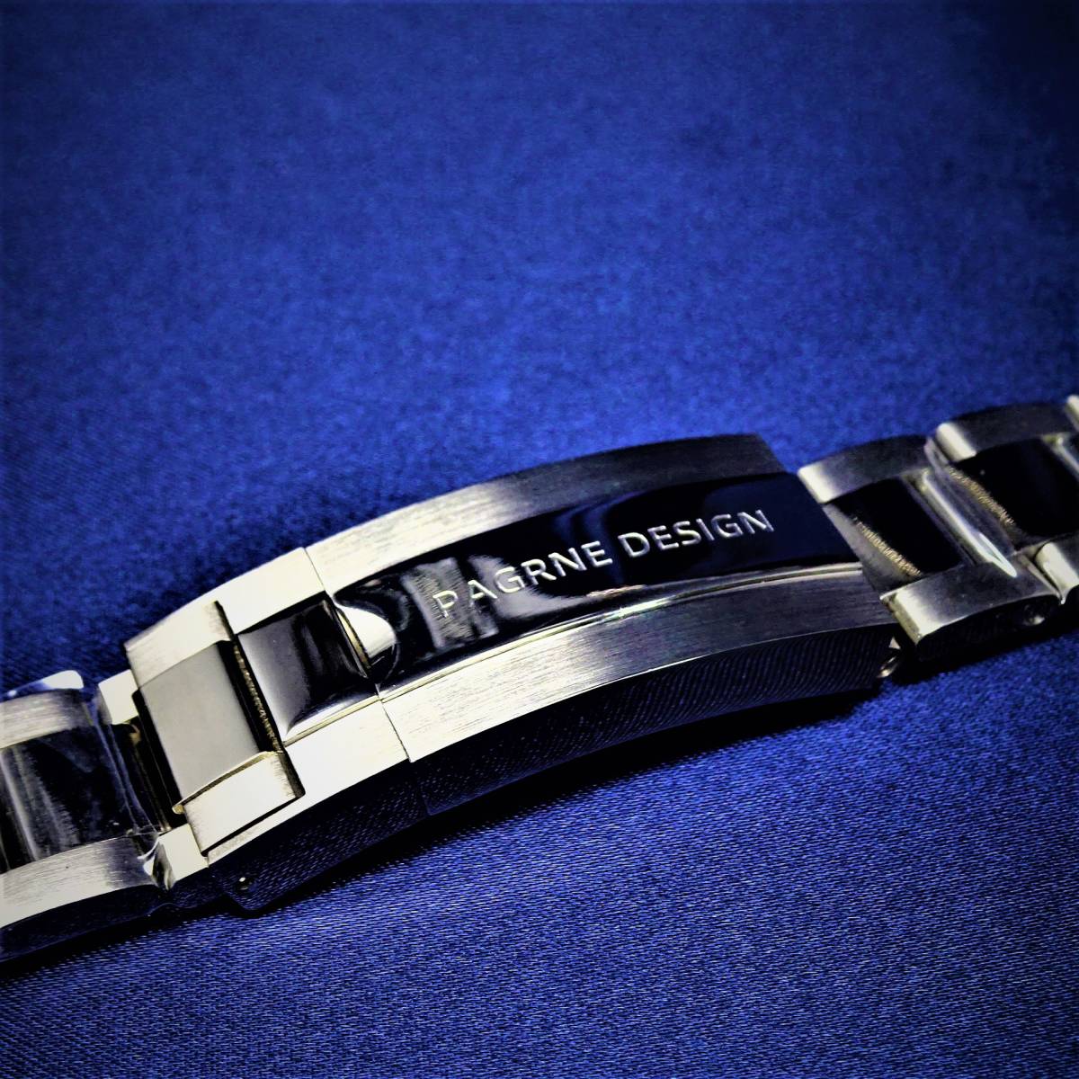 * new goods *PAGANI DESIGN 315L stainless steel lock type buckle *3 ream * bow . attaching clock belt width 20mm. famous wristwatch exchange belt bracele 
