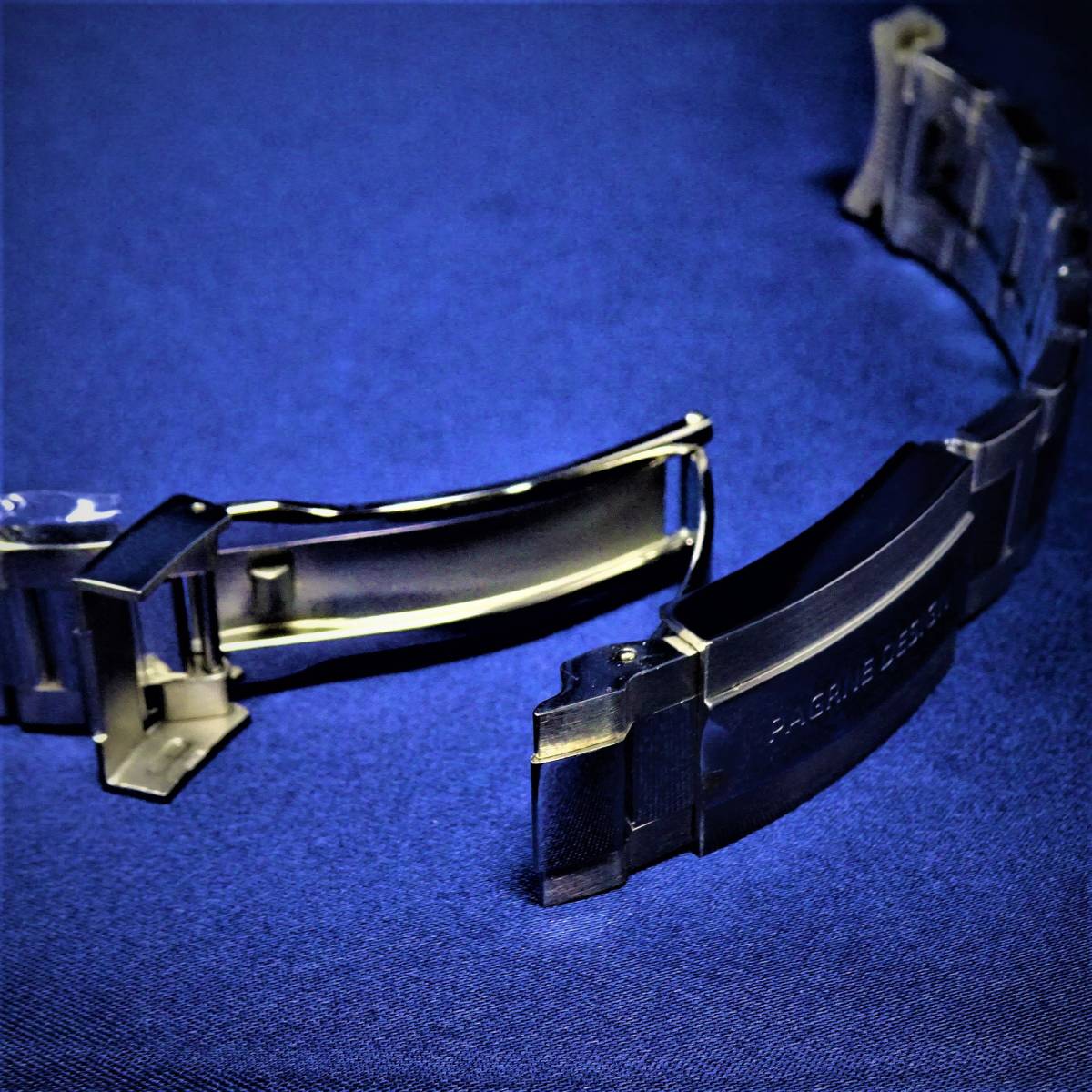 * new goods *PAGANI DESIGN 315L stainless steel lock type buckle *3 ream * bow . attaching clock belt width 20mm. famous wristwatch exchange belt bracele 