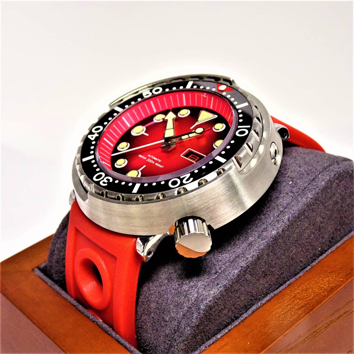 〓新品〓ツナ缶ダイバー自動巻き腕時計機械式NH36ムーブメント