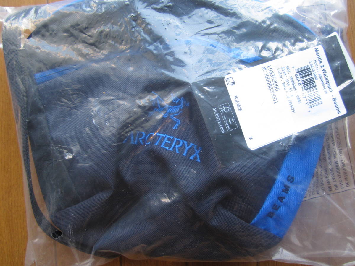 ARC'TERYX BEAMS Mantis 2 Waistpack 2.5L Boro Blue 2023 国内正規品