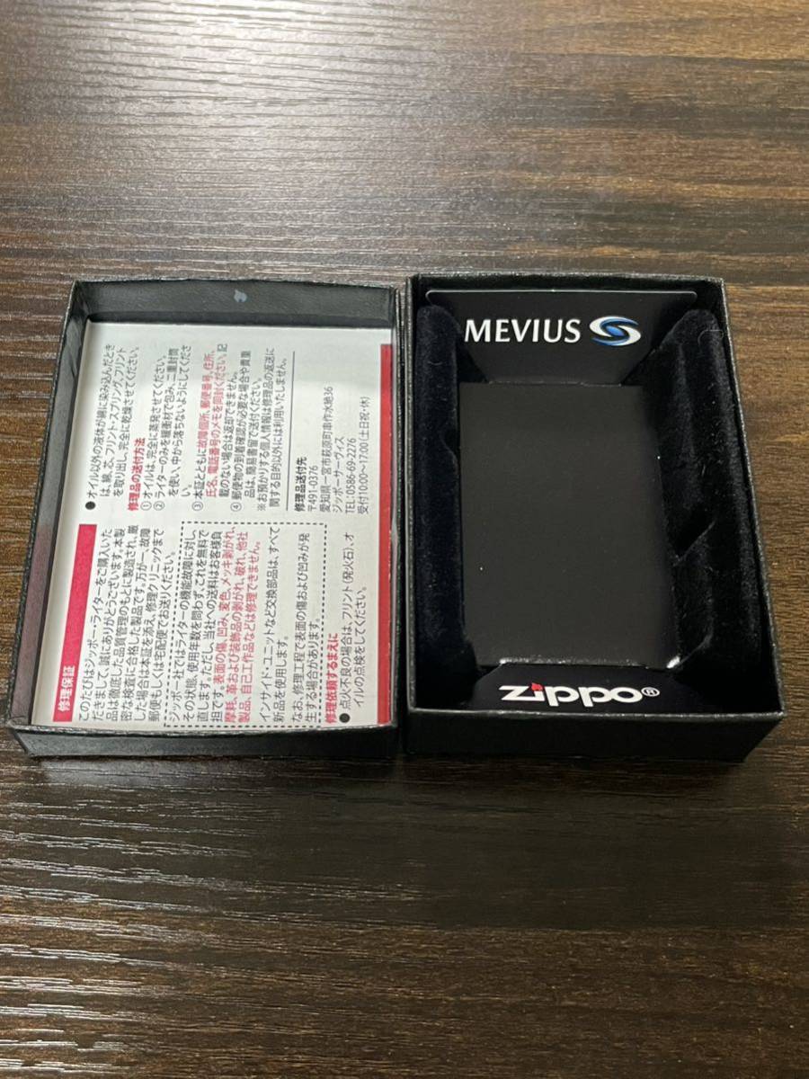 zippo MEVIUS 3rd Anniversary 限定品 メビウス 3周年記念 2015年製 silver 前面刻印 デットストック 当選品 MILD SEVEN マイルドセブン_画像8