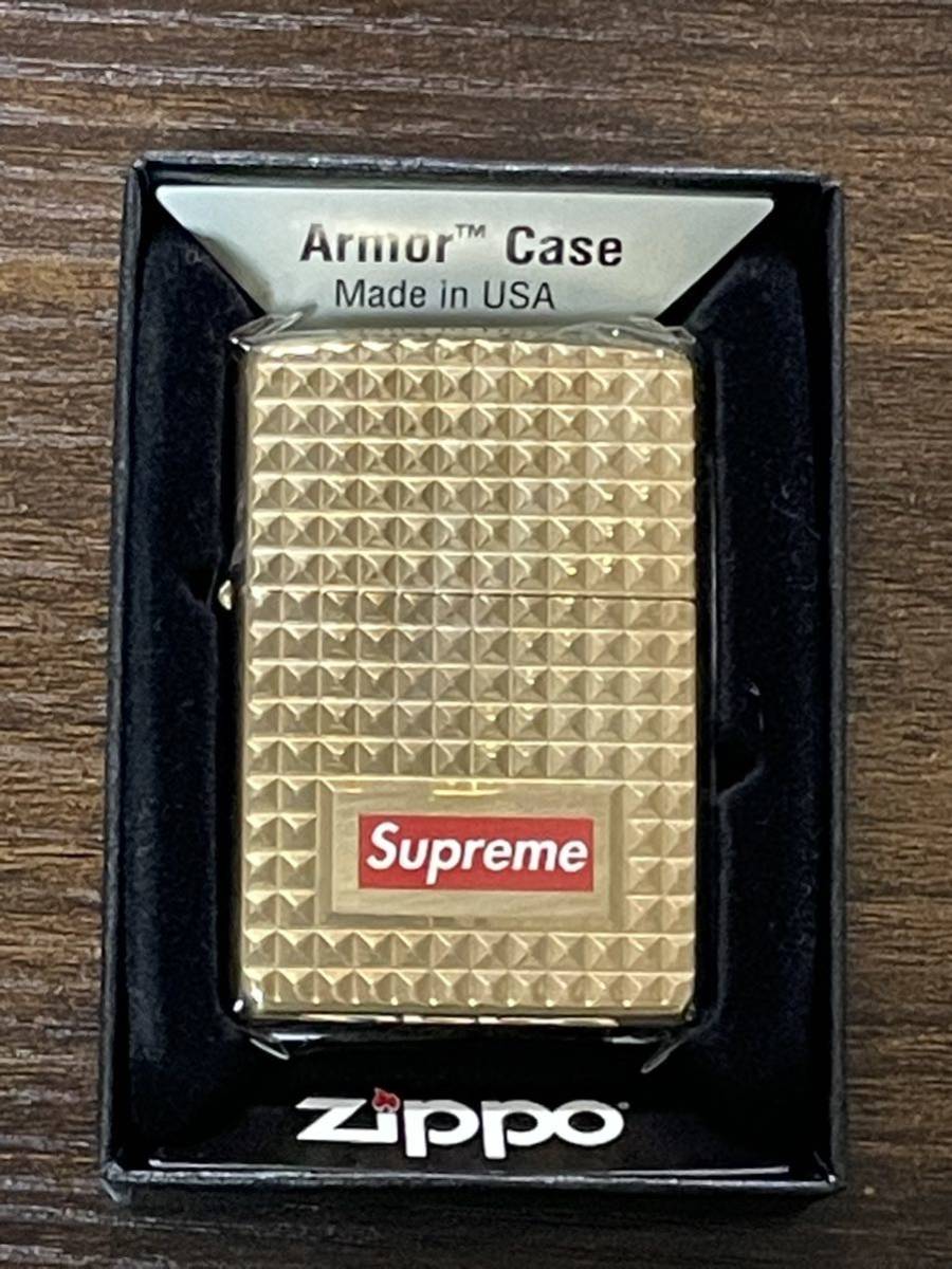 zippo シュプリーム ゴールド ダイヤモンドカット armor supreme GOLD