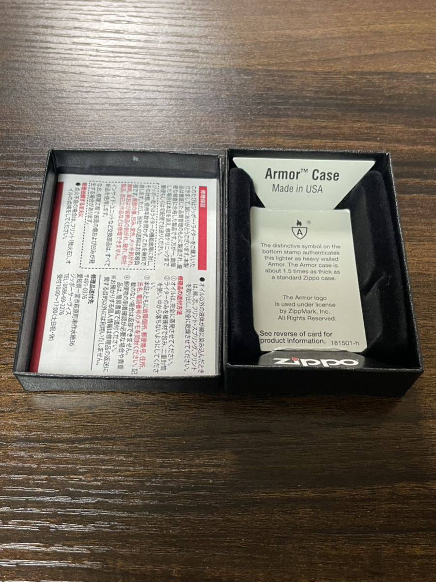 zippo シュプリーム ゴールド ダイヤモンドカット armor supreme GOLD Diamond cut 17aw アーマー 両面刻印  希少品 2017年製 ケース 保証書