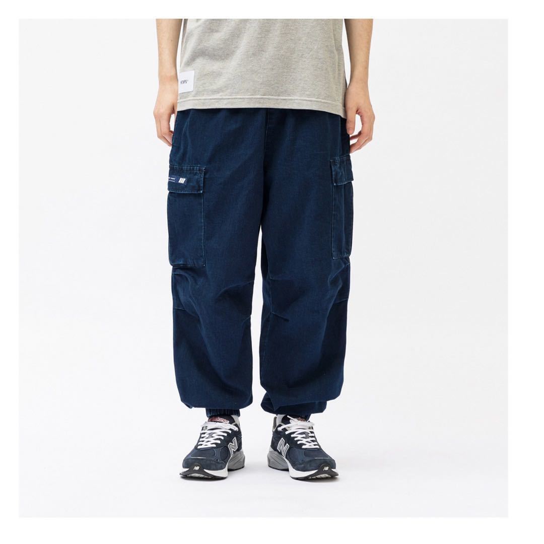 wtaps MILT2001 indigo TROUSERS DENIM XL - ワークパンツ