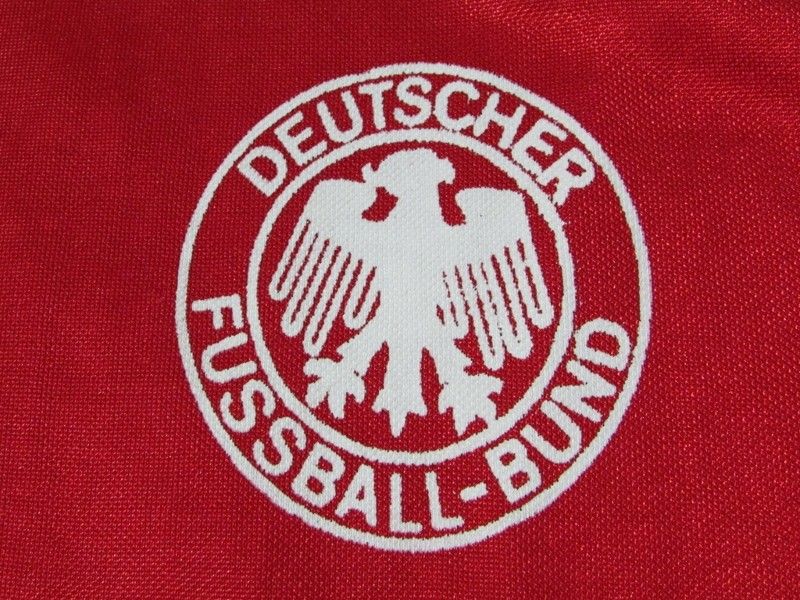 選手支給品　ドイツ代表　1980年代　ユニフォーム　麻薬撲滅パッチ付き　adidas erima ヴィンテージユニフォーム