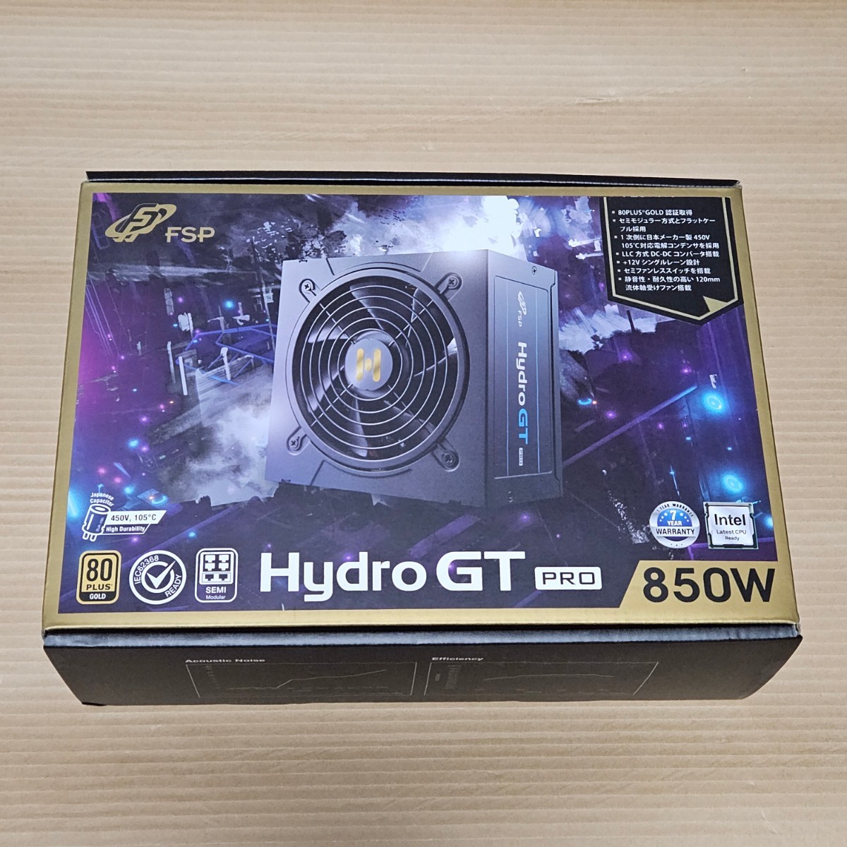 【未開封・新品】電源ユニット FSP Hydro GT PRO 850W / HGT-850_画像1