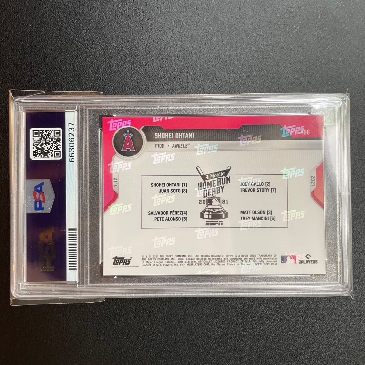 PSA10 大谷翔平 カード ホームランダービー出場】MLB topps|PayPayフリマ
