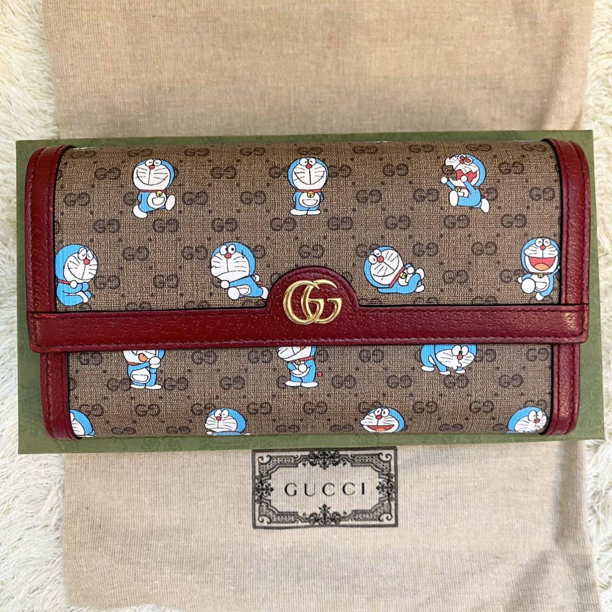 激レア 箱付き グッチ GUCCI ドラえもん コラボ 長財布 の商品詳細