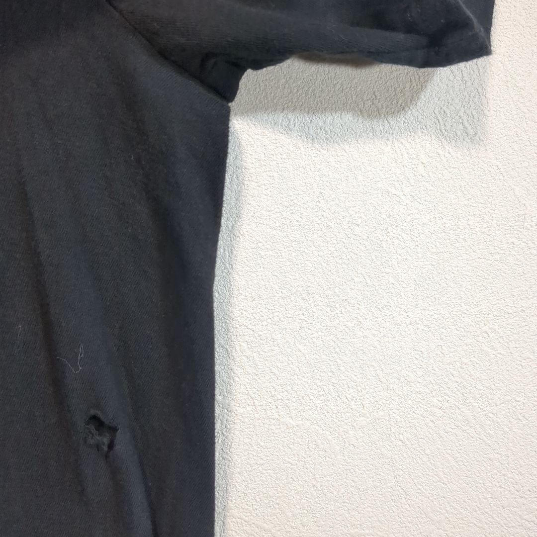 NIKEナイキエアーロゴプリント半袖Tシャツ黒茶メゴールドメンズＬ　a29