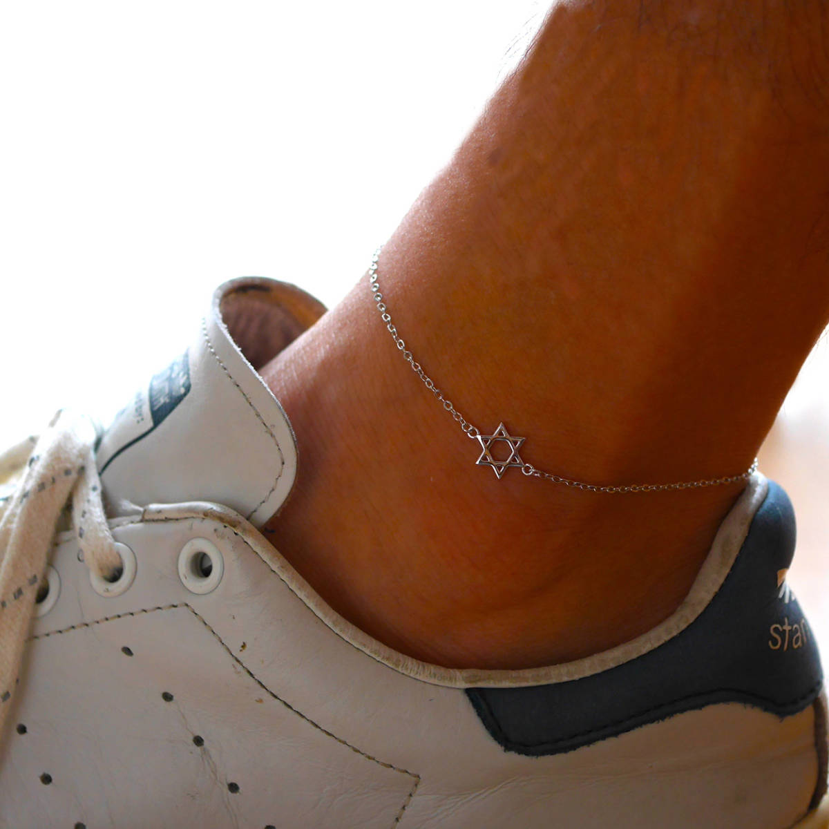 [ новый товар ]DAN-21 ножной браслет серебряный 925 Silver925 anklet ювелирные изделия ootd codeko-te пара накладывающийся установка SILVER GOLD серебряный аксессуары 5/25