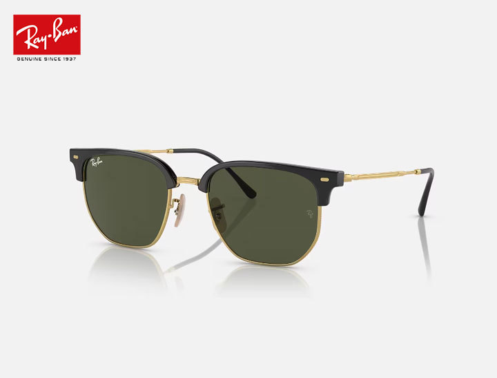 高価値 NEW RB4416-1332 レイバン 【新品】Rayban CLUBMASTER rb4416