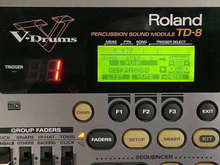 Roland ローランド TD-8 電子ドラムモジュール☆現状品