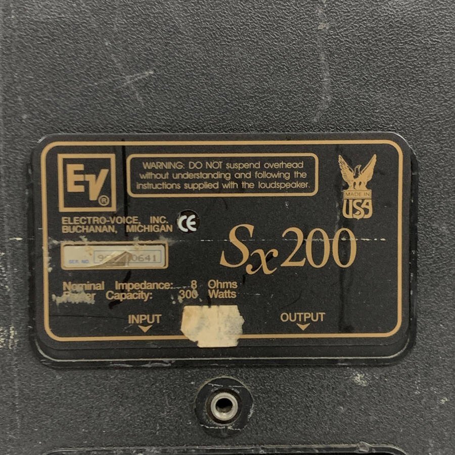 ELECTRO-VOICE エレクトロボイス Sx200 2way ペア PAスピーカー☆1週間