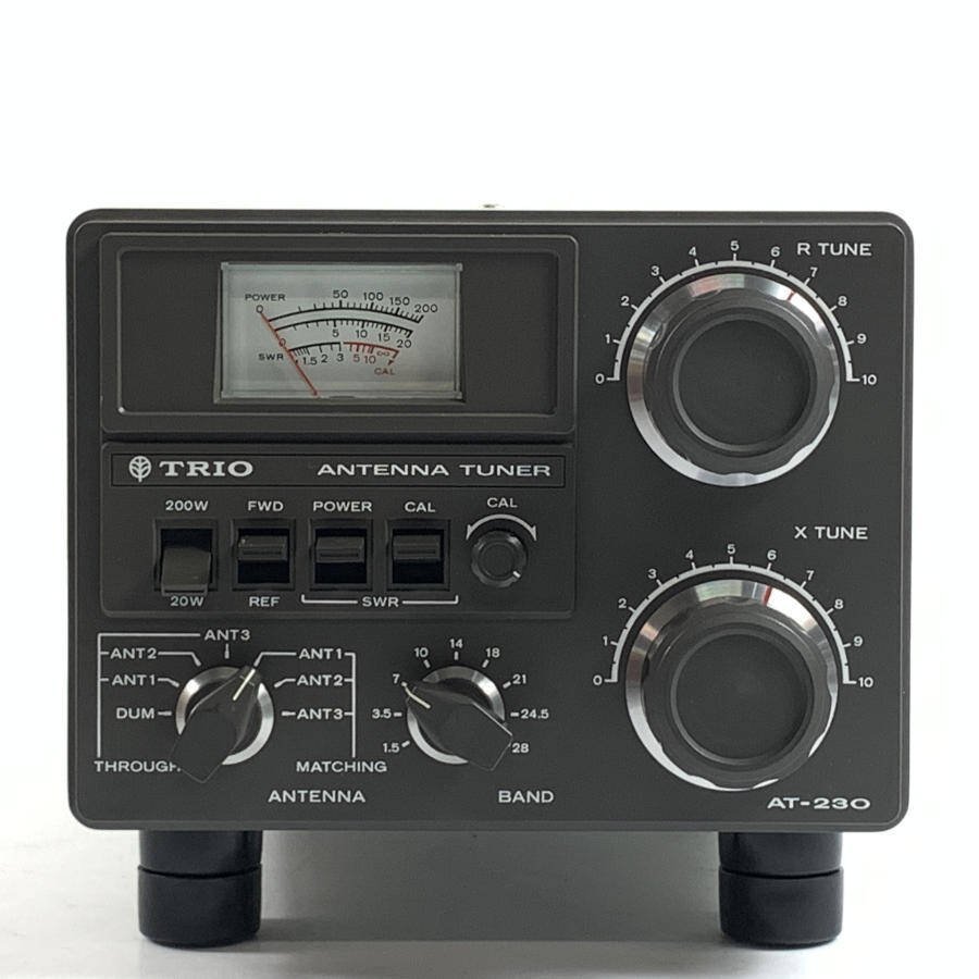 TRIO トリオ AT-230 アンテナチューナー 元箱 取説 TRIO トリオ AT-230 アンテナチューナー