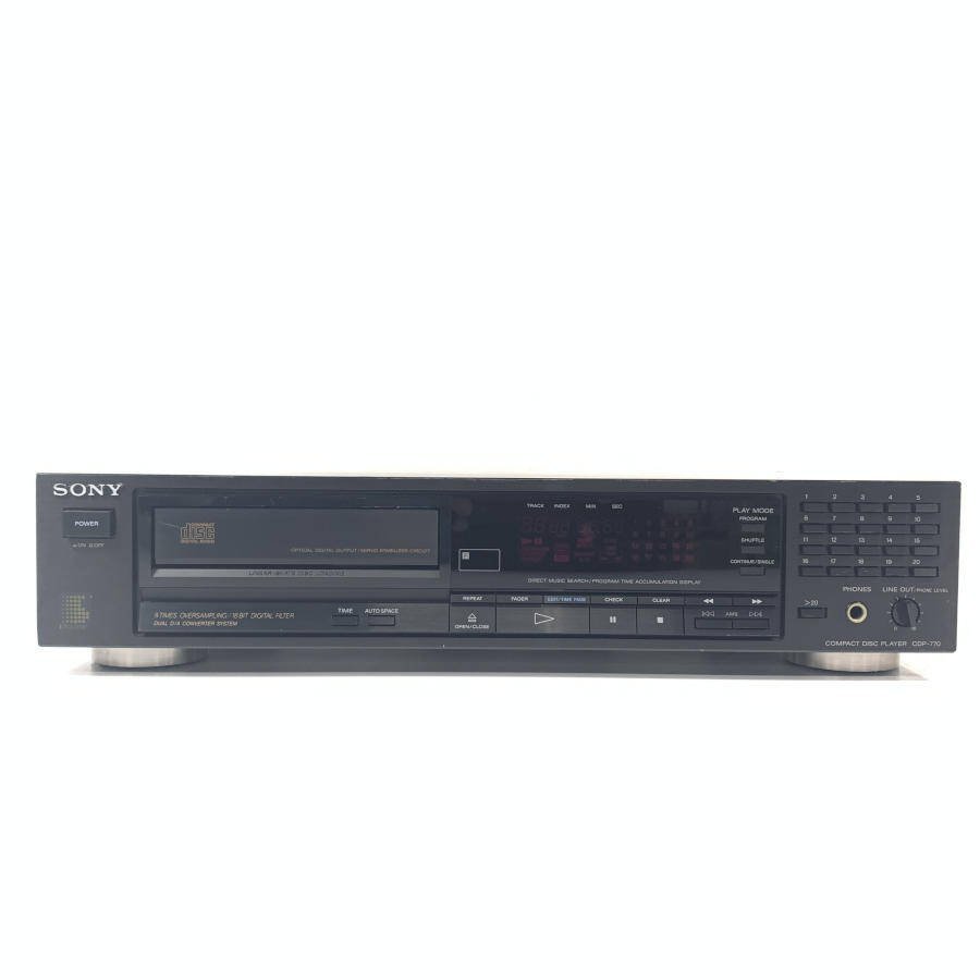 JChere雅虎拍卖代购:SONY ソニー CDP-770 CDプレーヤー◇現状品