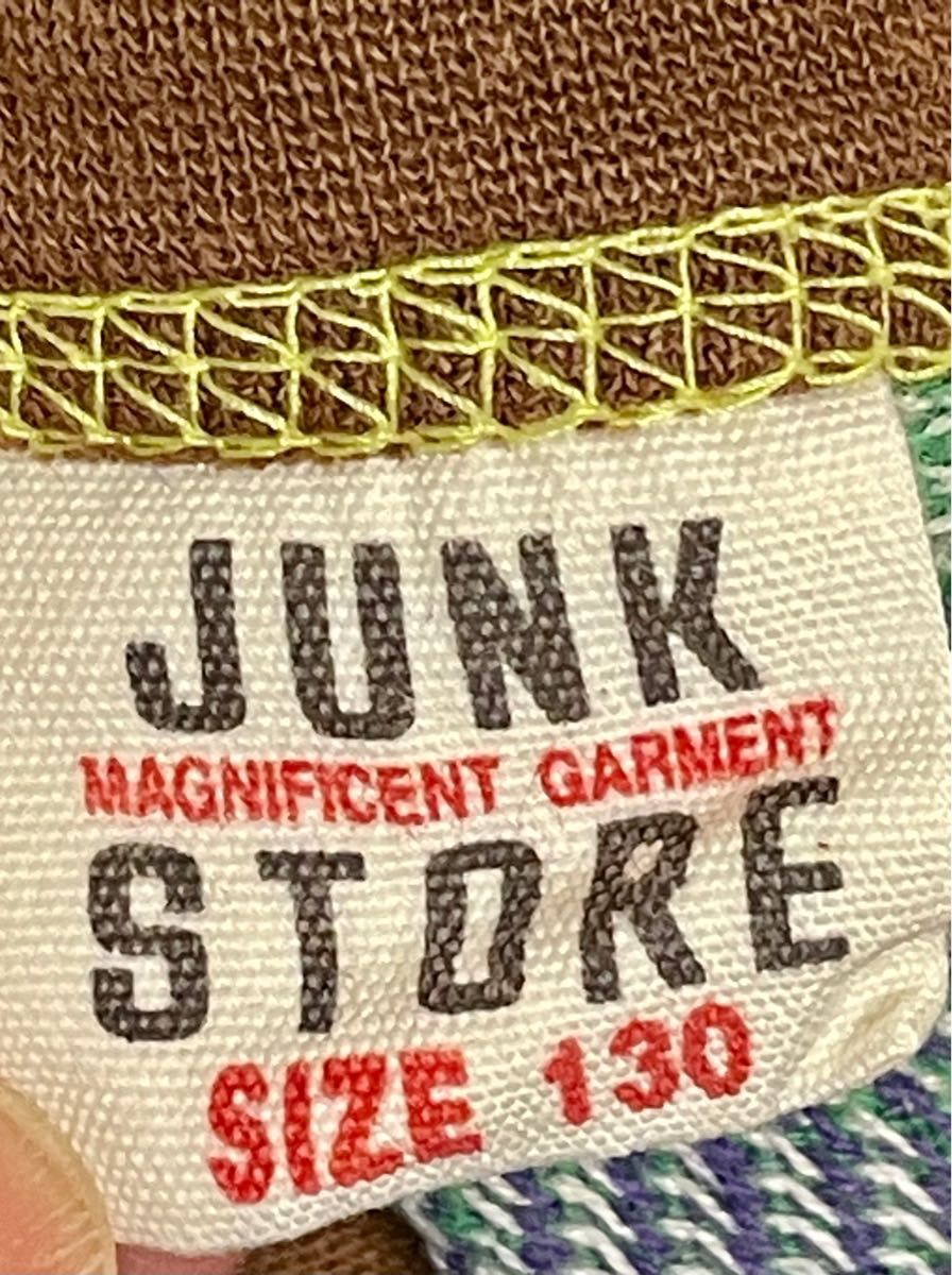 ジャンクストアー キッズ　サイズ130 半袖Tシャツ　JUNK STORE　　　　プリントTシャツ 