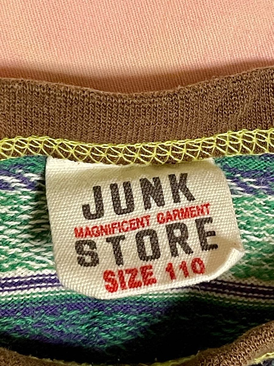 110サイズ　ジャンクストアーJUNK Store 半袖Tシャツ      (デニム&ダンガリー  FITH)