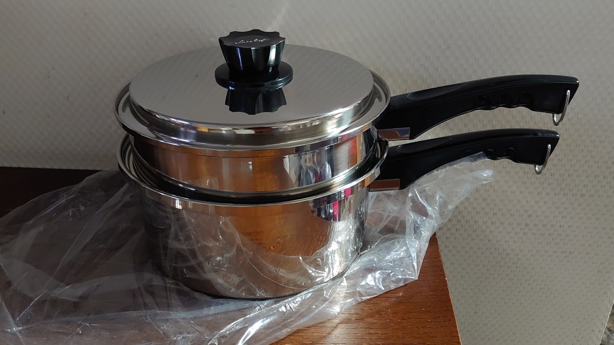 ラスタークラフト 片手鍋+スチーマー(蒸し器)セット 未使用 USA Amway