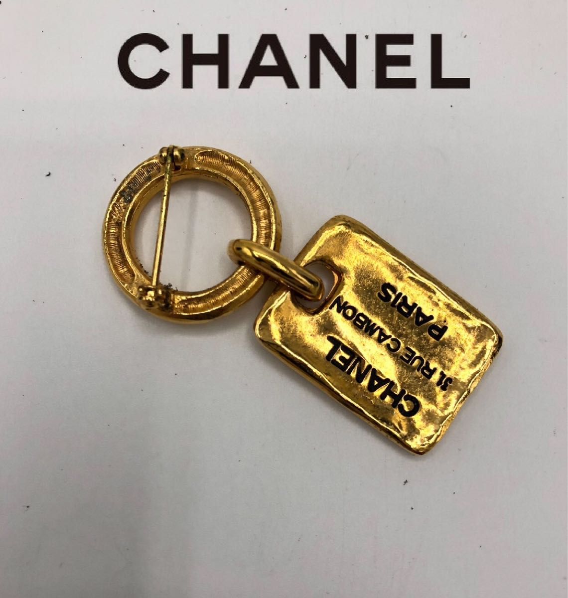 CHANEL シャネル ココマーク 31 RUE CAMBON プレート　ブローチ