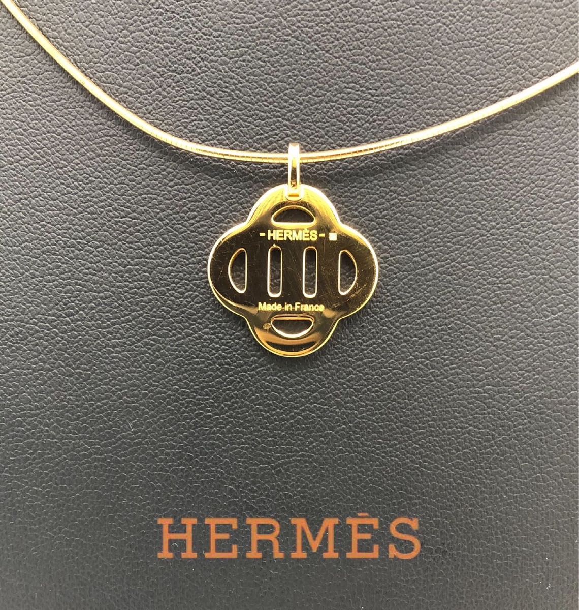 HERMES エルメス　イザティス･シェーヌダンクルネックレス･ペンダント/Sv925ゴールド