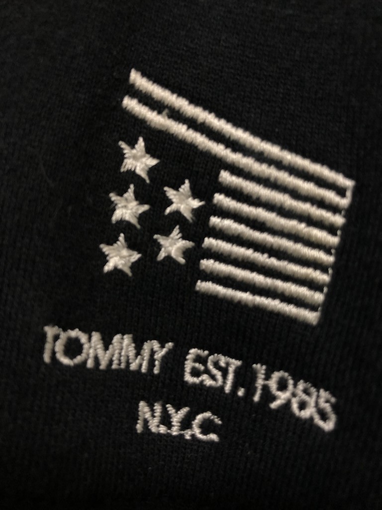 ◆TOMMY HILFIGER トミーヒルフィガー パーカー ジップアップ M　バイカラー　星条旗_画像5