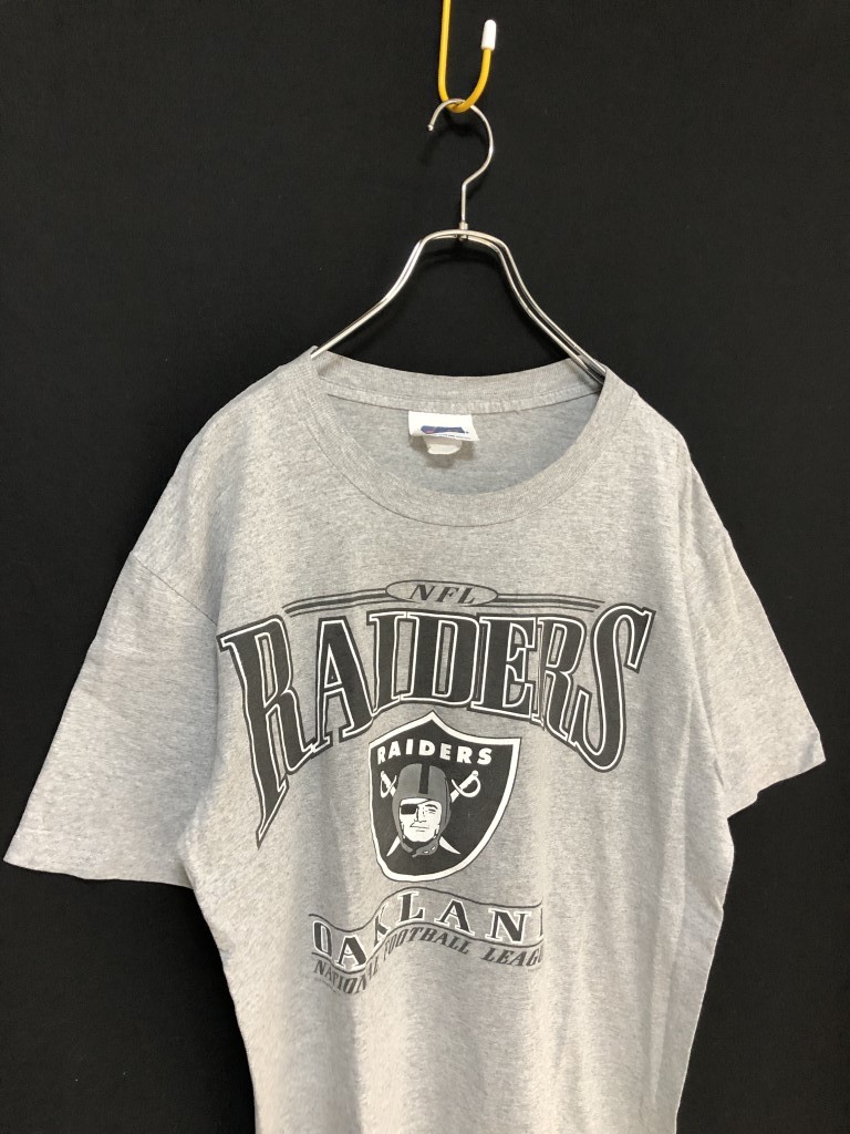 USA古着◆CSA NFL RAIDERS 半袖Tシャツ レイダース　ビッグロゴ_画像2