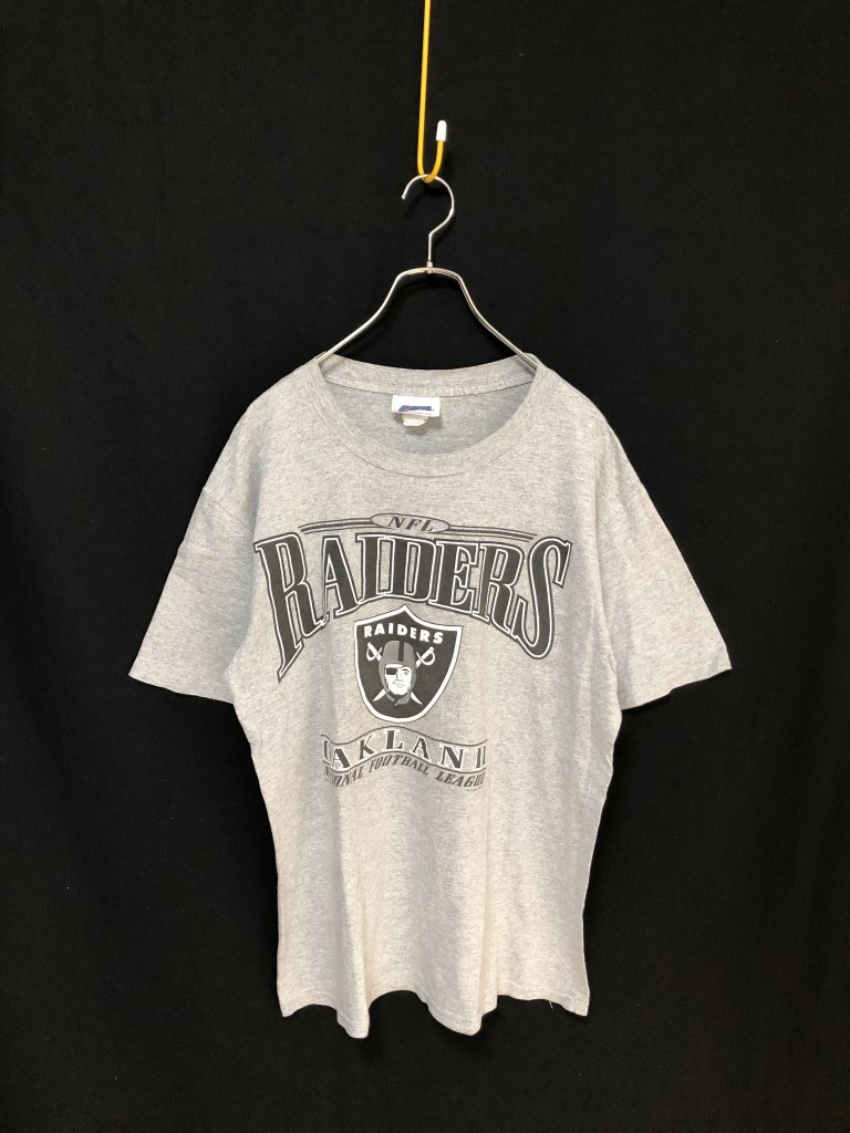 USA古着◆CSA NFL RAIDERS 半袖Tシャツ レイダース　ビッグロゴ_画像1