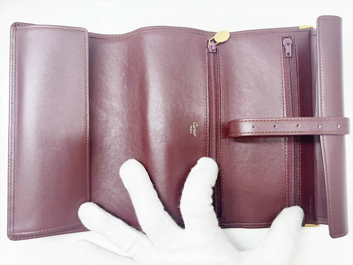 未使用保管 美品 Cartier カルティエ マスト ジュエリーポーチ ケース