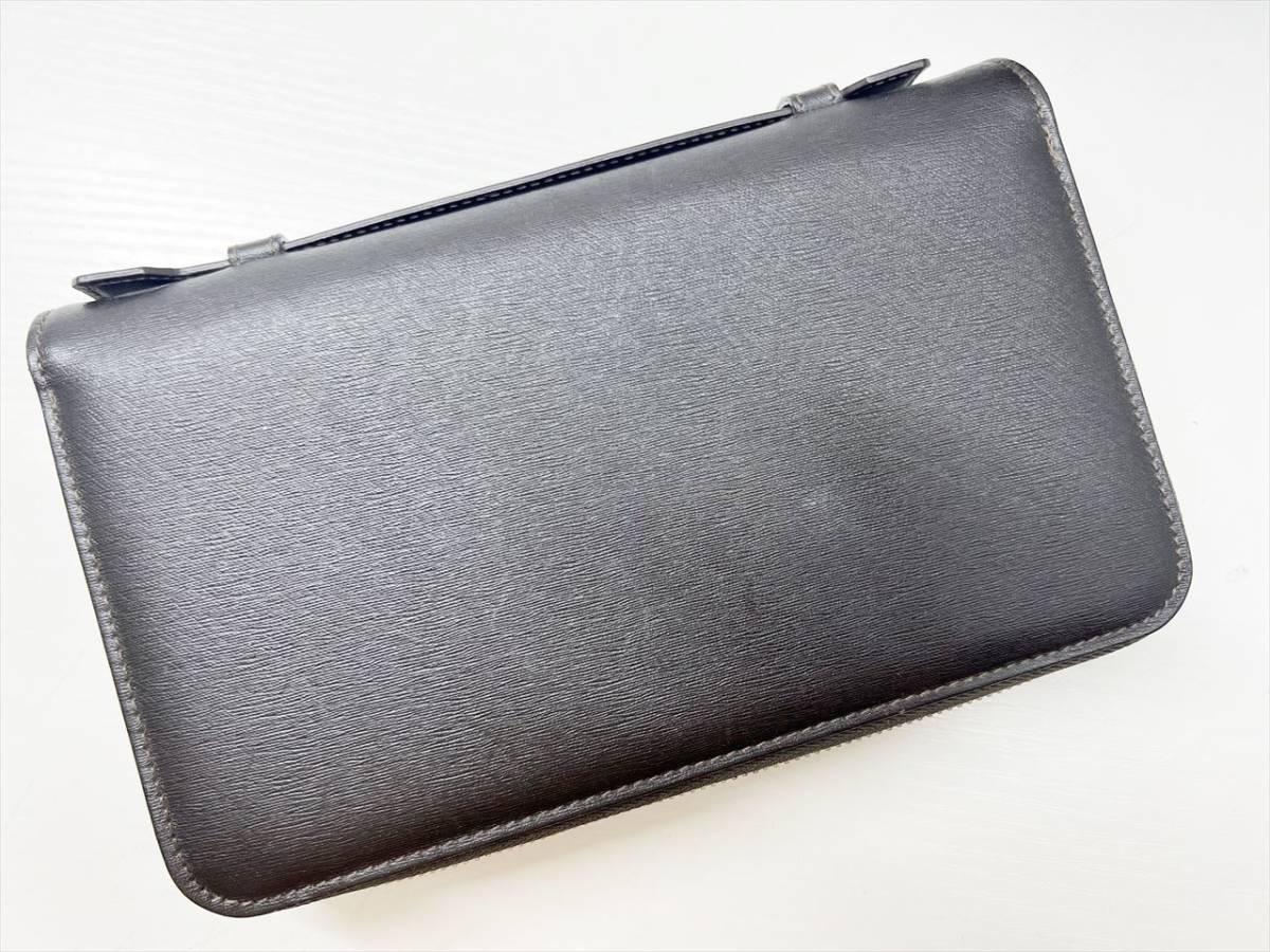 美品 Dunhill ダンヒル サイドカー ダブルジップ オーガナイザー 美品 Dunhill ダンヒル サイドカー ダブルジップ オーガナイザー