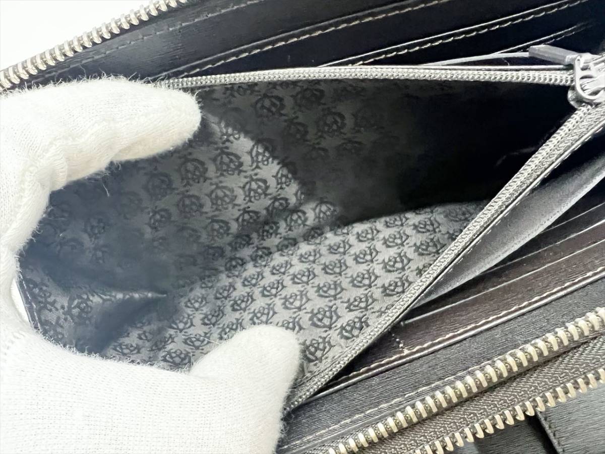 美品 Dunhill ダンヒル サイドカー ダブルジップ オーガナイザー 美品 Dunhill ダンヒル サイドカー ダブルジップ オーガナイザー