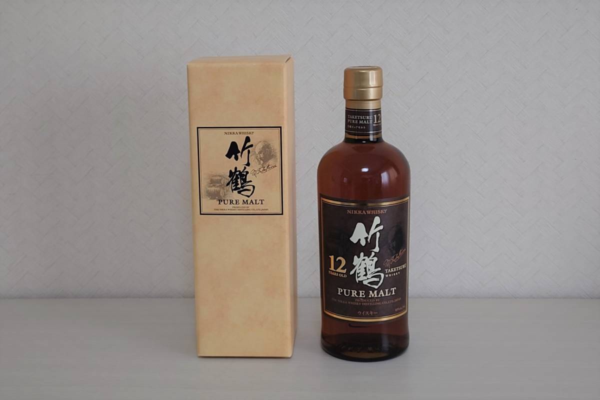 ニッカウィスキー NIKKA WHISKY : ピュアモルト PURE MALT 竹鶴 12年