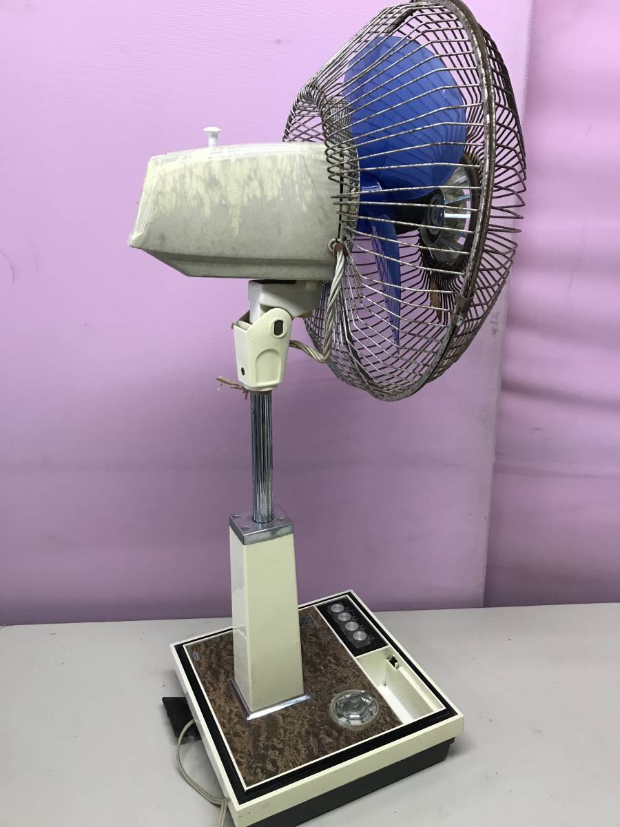 YS2206* secondhand goods operation OK MITSUBISHI Mitsubishi LIVING FAN R30-WBM electric fan * Showa Retro * retro consumer electronics * Vintage ECM./160